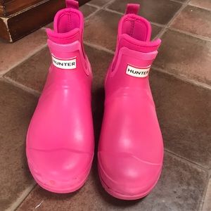 Hunter for target pink size 9 boots